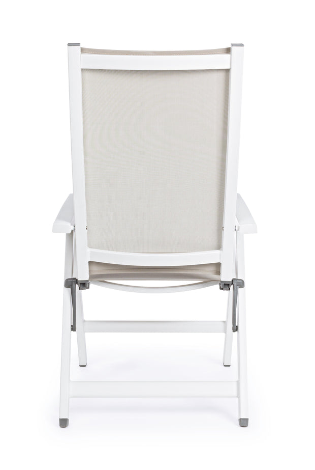 Bizzotto Poltrona da giardino Cruise Bianco
