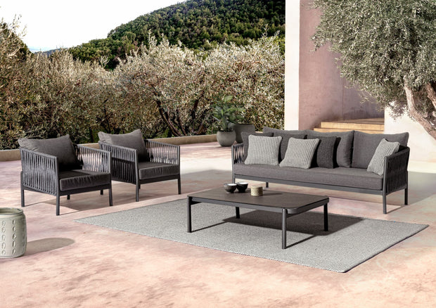 Bizzotto Poltrona da giardino Florencia Antracite