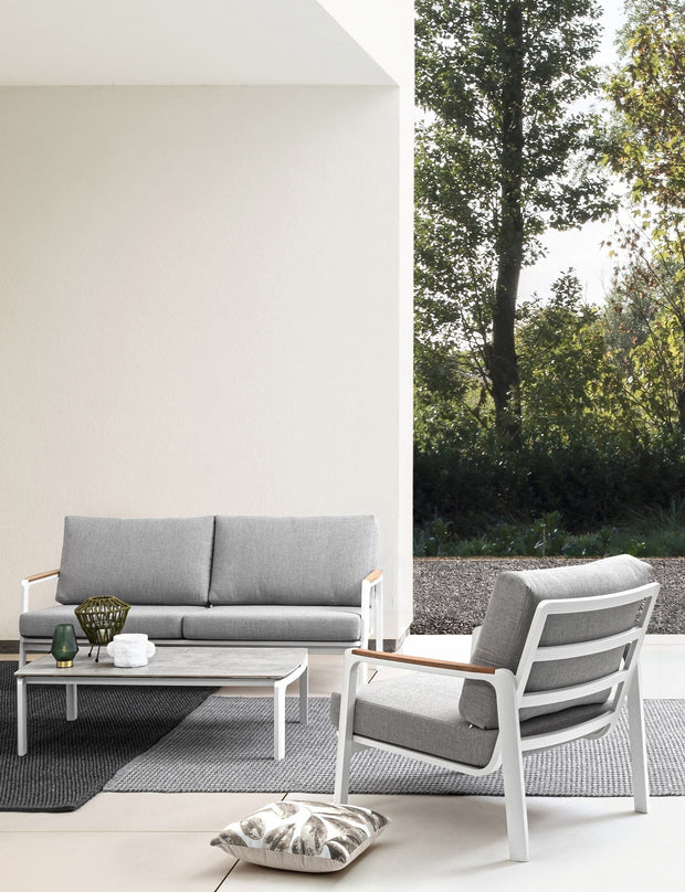 Bizzotto Poltrona da giardino Jalisco Grigio
