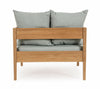 Bizzotto Poltrona da giardino Kobo Blu