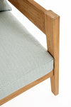Bizzotto Poltrona da giardino Kobo Blu