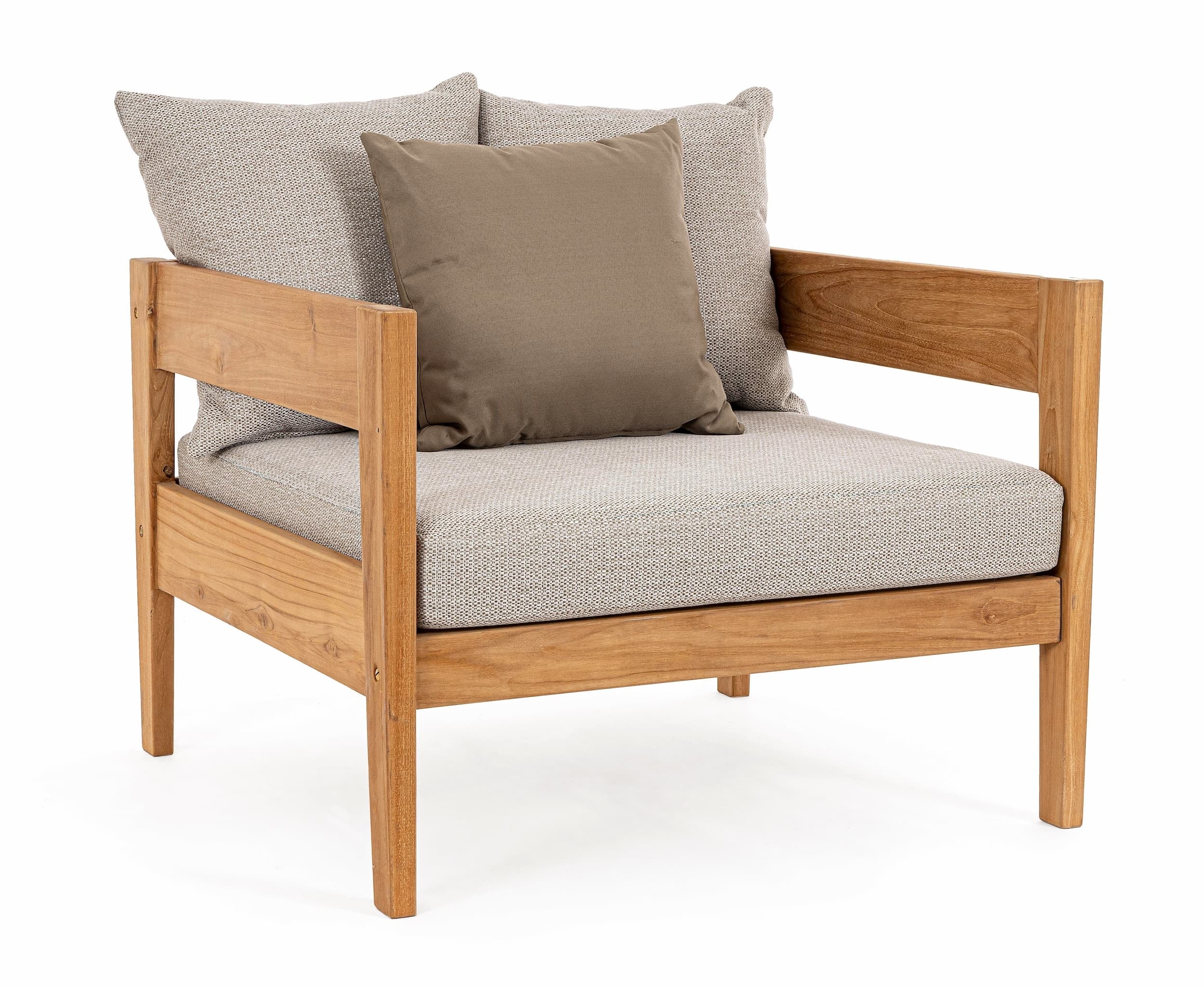 Bizzotto Poltrona da giardino Kobo Grigio