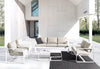 Bizzotto Poltrona da giardino Merrigan Bianco