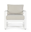 Bizzotto Poltrona da giardino Merrigan Bianco
