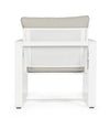 Bizzotto Poltrona da giardino Merrigan Bianco