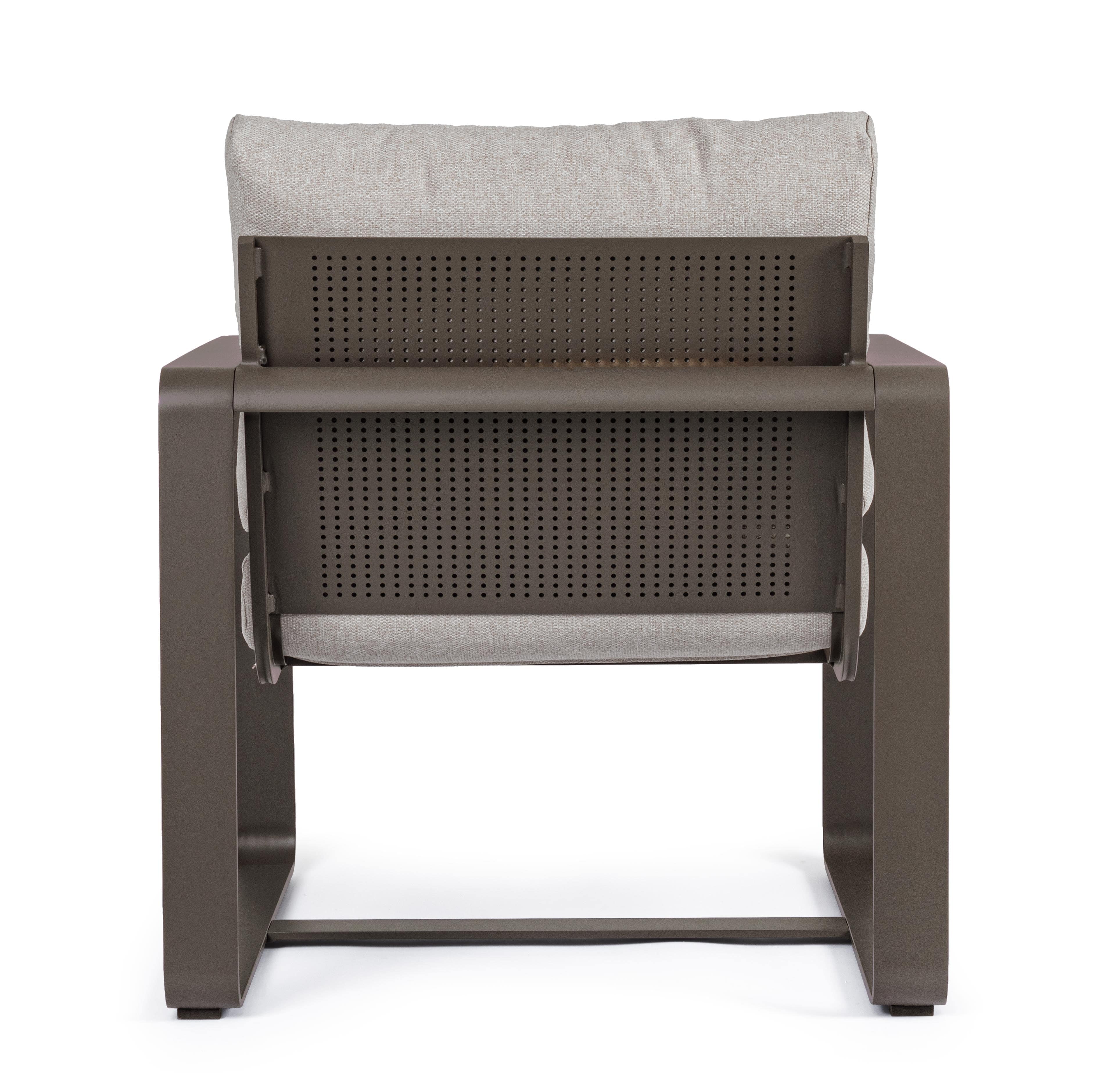 Bizzotto Poltrona da giardino Merrigan Coffee Cappuccino