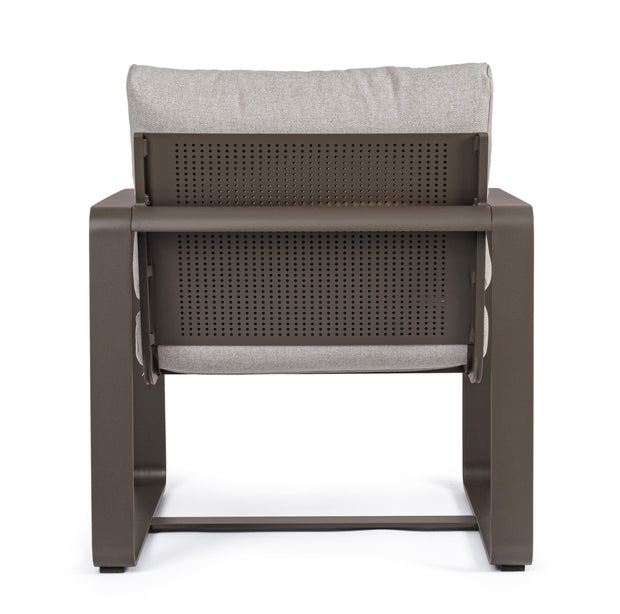 Bizzotto Poltrona da giardino Merrigan Coffee Cappuccino