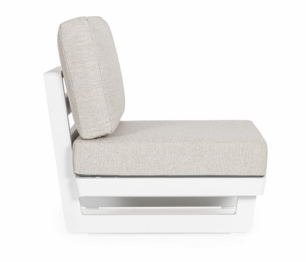 Bizzotto Poltrona da giardino modulare Infinity Grigio