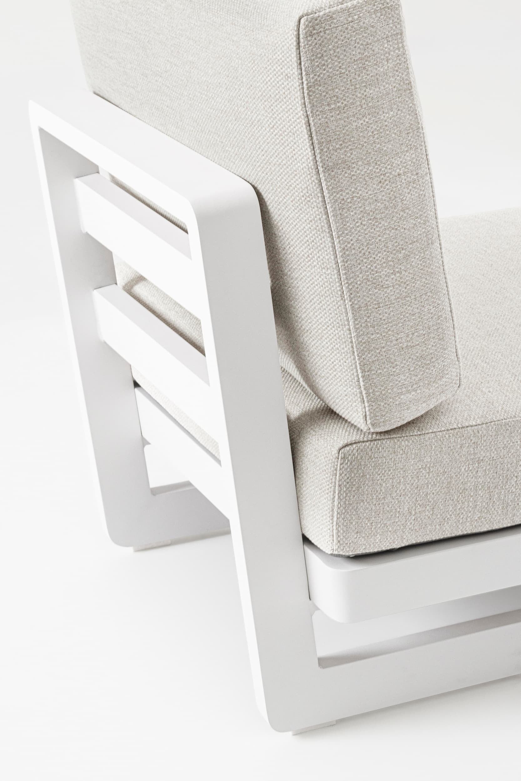 Bizzotto Poltrona da giardino modulare Infinity Grigio
