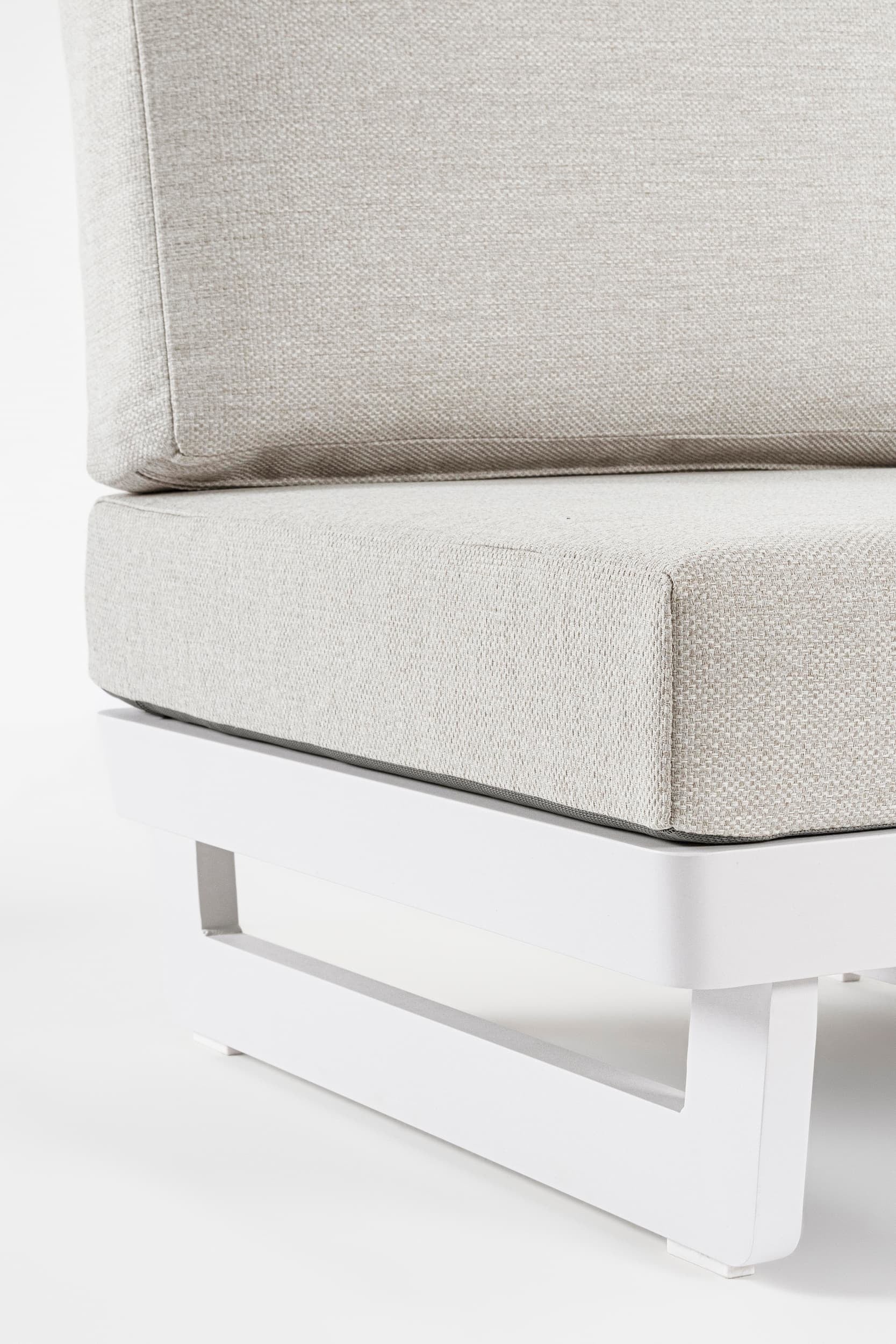 Bizzotto Poltrona da giardino modulare Infinity Grigio