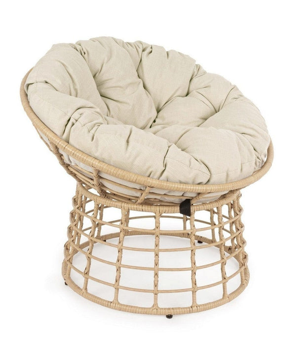 Bizzotto Poltrona da giardino Molly Naturale