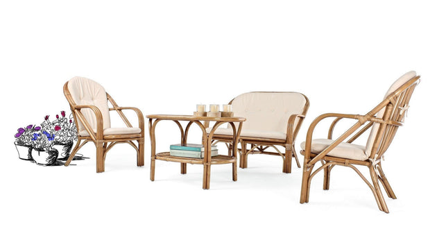 Bizzotto Poltrona da giardino New Golf Naturale