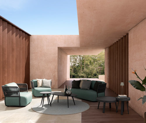 Bizzotto Poltrona da giardino Palmer Verde