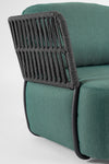 Bizzotto Poltrona da giardino Palmer Verde