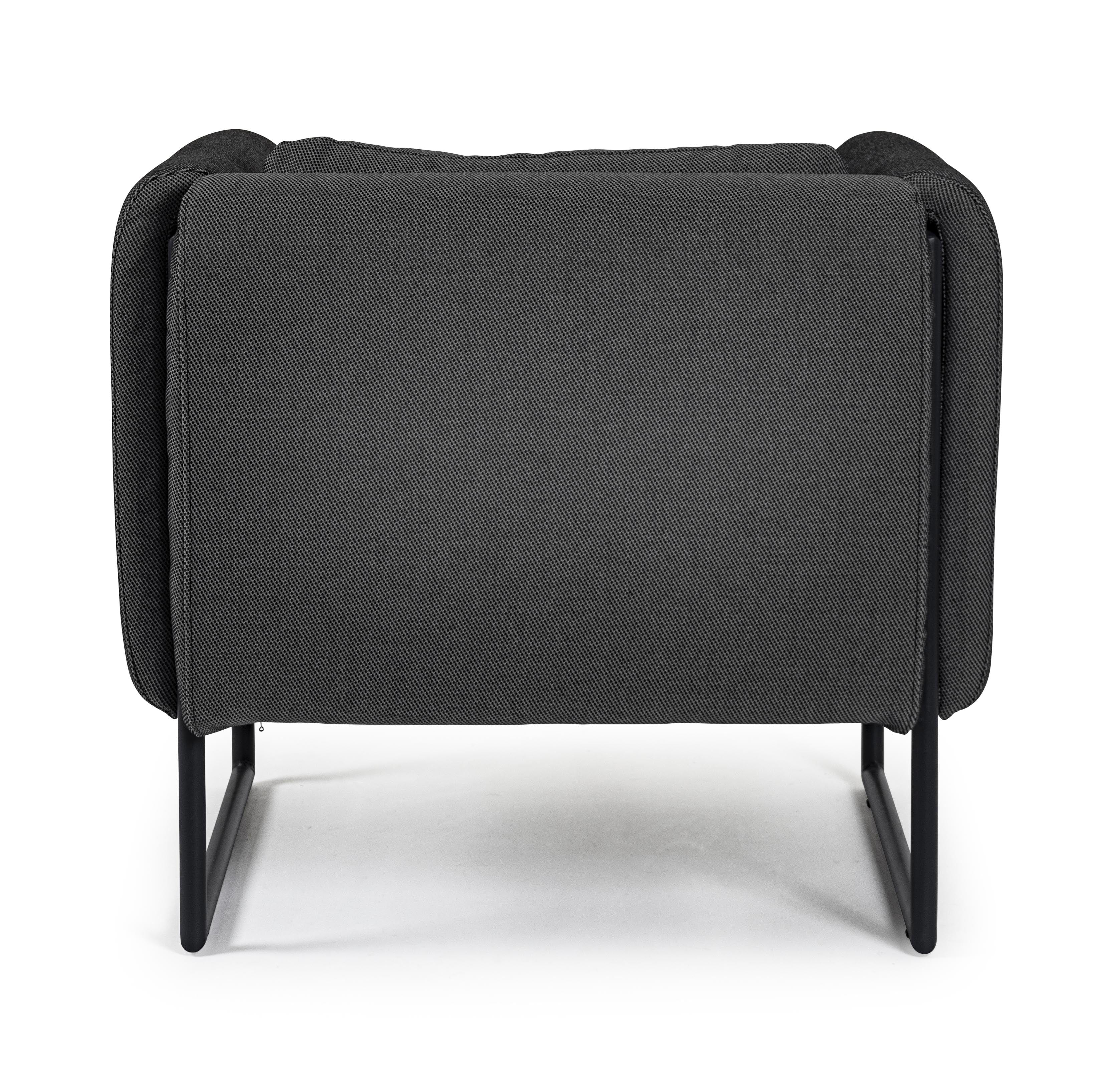 Bizzotto Poltrona da giardino Pixel Antracite