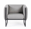 Bizzotto Poltrona da giardino Pixel Grigio