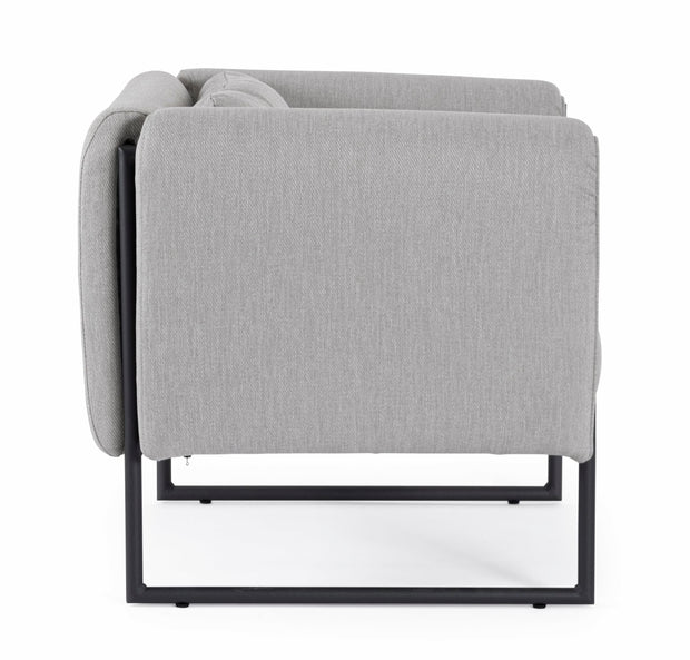 Bizzotto Poltrona da giardino Pixel Grigio