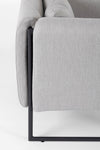 Bizzotto Poltrona da giardino Pixel Grigio