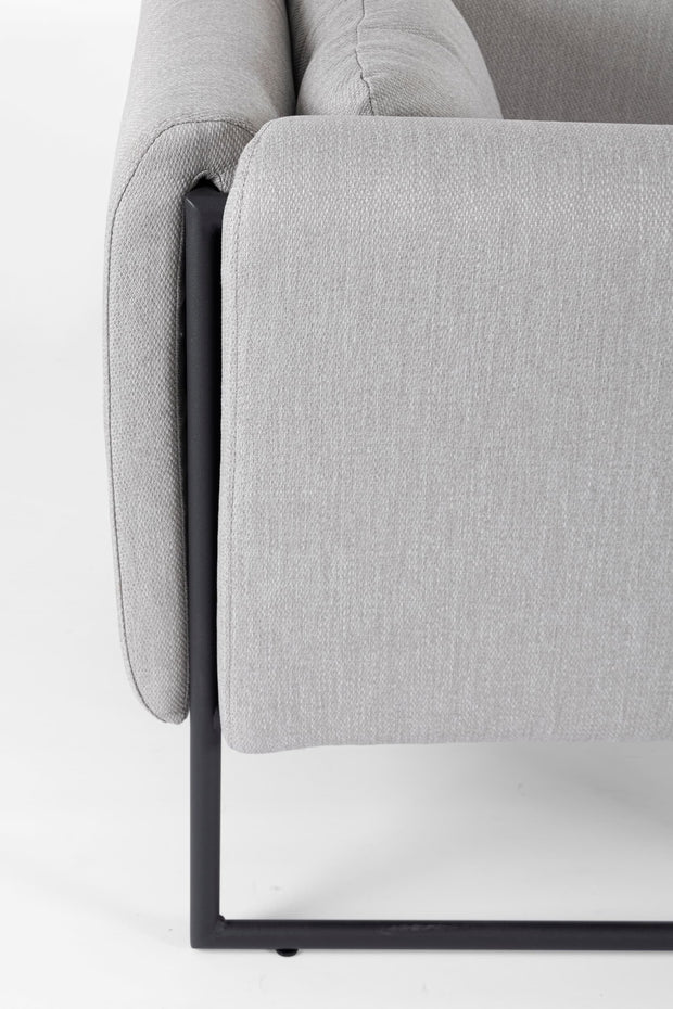 Bizzotto Poltrona da giardino Pixel Grigio