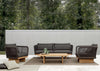 Bizzotto Poltrona da giardino Xylia Marrone
