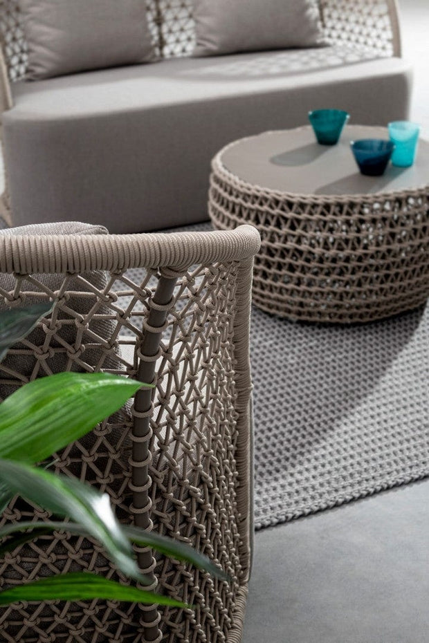 Bizzotto Poltrona girevole da giardino Cuyen Beige