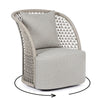 Bizzotto Poltrona girevole da giardino Cuyen Beige