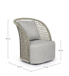 Bizzotto Poltrona girevole da giardino Cuyen Beige