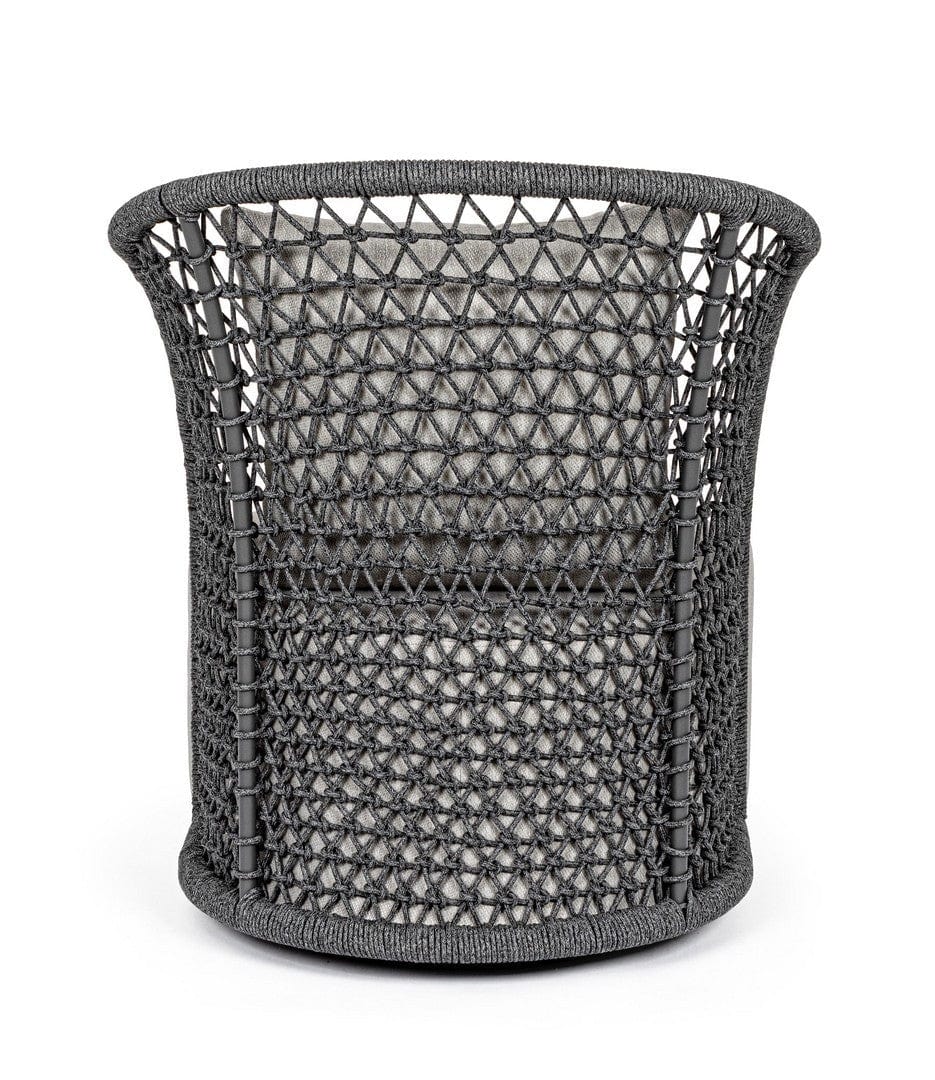 Bizzotto Poltrona girevole da giardino Cuyen Grigio