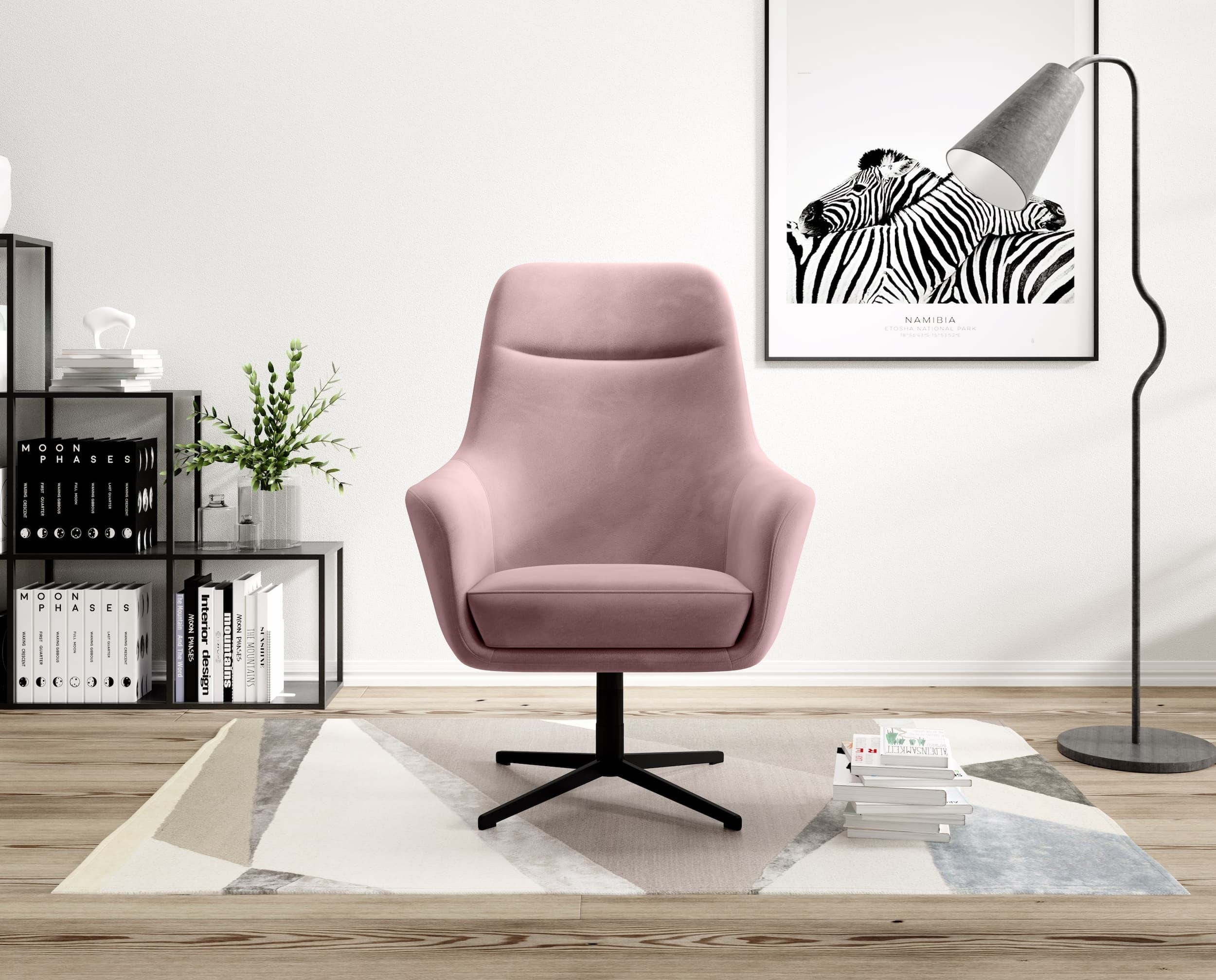 Poltrona girevole Polonium Rosa (1)
