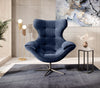 Poltrona girevole Yogalo Blu (1)