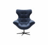 Poltrona girevole Yogalo Blu (6)