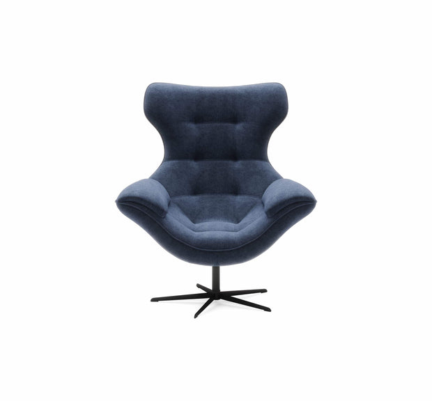 Poltrona girevole Yogalo Blu (6)