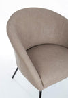 Bizzotto Poltrona in ecopelle Aiko Cappuccino
