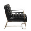 Bizzotto Poltrona in ecopelle Brianna Nero