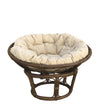 Poltrona in rattan Papasan Beige