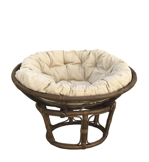 Poltrona in rattan Papasan Beige