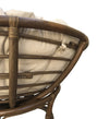 Poltrona in rattan Papasan Beige (3)