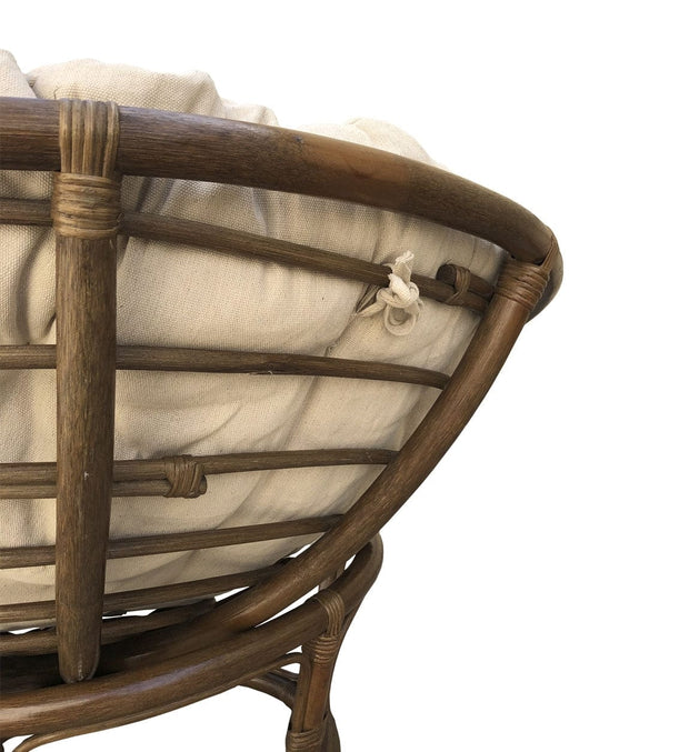 Poltrona in rattan Papasan Beige (3)