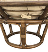 Poltrona in rattan Papasan Beige (4)