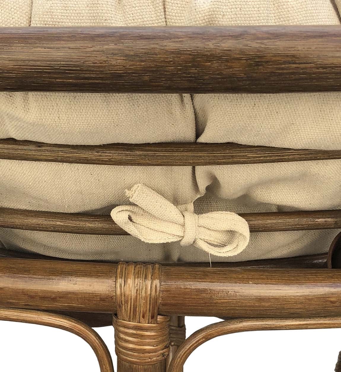 Poltrona in rattan Papasan Beige (6)