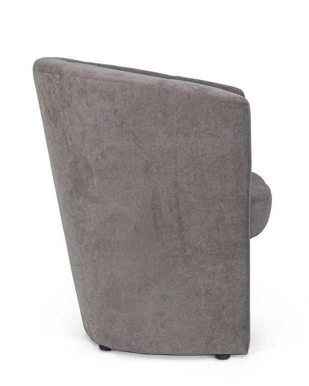 Bizzotto Poltrona in tessuto Belize Grigio