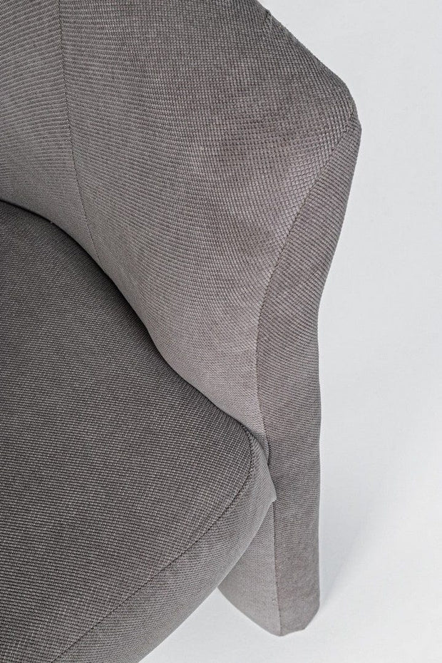 Bizzotto Poltrona in tessuto Belize Grigio