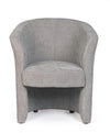 Bizzotto Poltrona in tessuto Belize Grigio