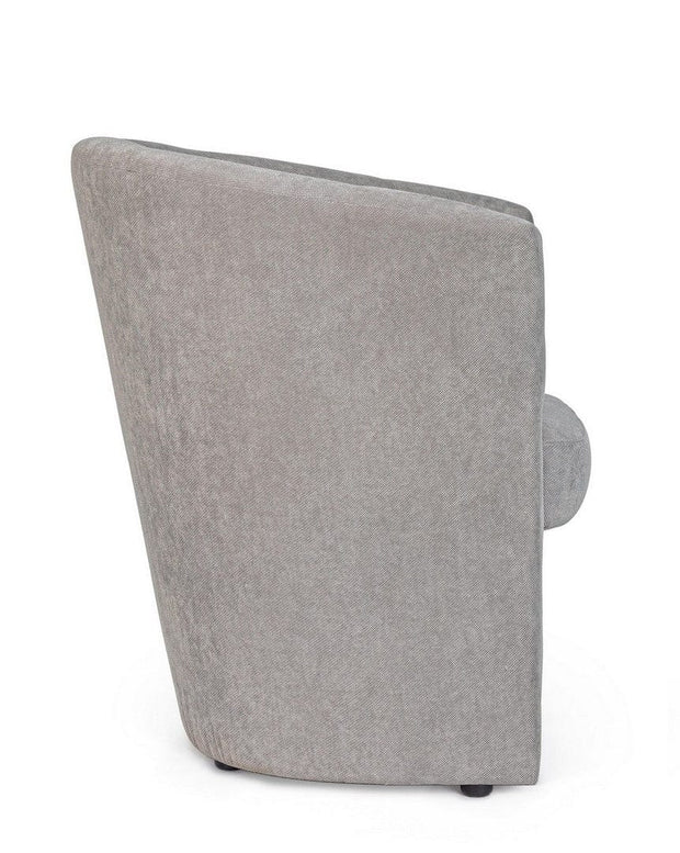 Bizzotto Poltrona in tessuto Belize Grigio
