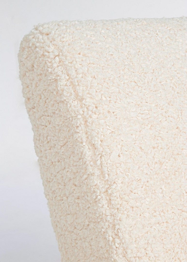 Bizzotto Poltrona in tessuto Berna Bianco