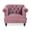 Bizzotto Poltrona in tessuto Blossom Rosa
