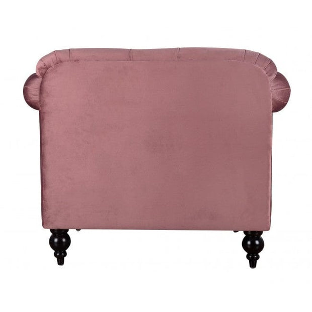 Bizzotto Poltrona in tessuto Blossom Rosa