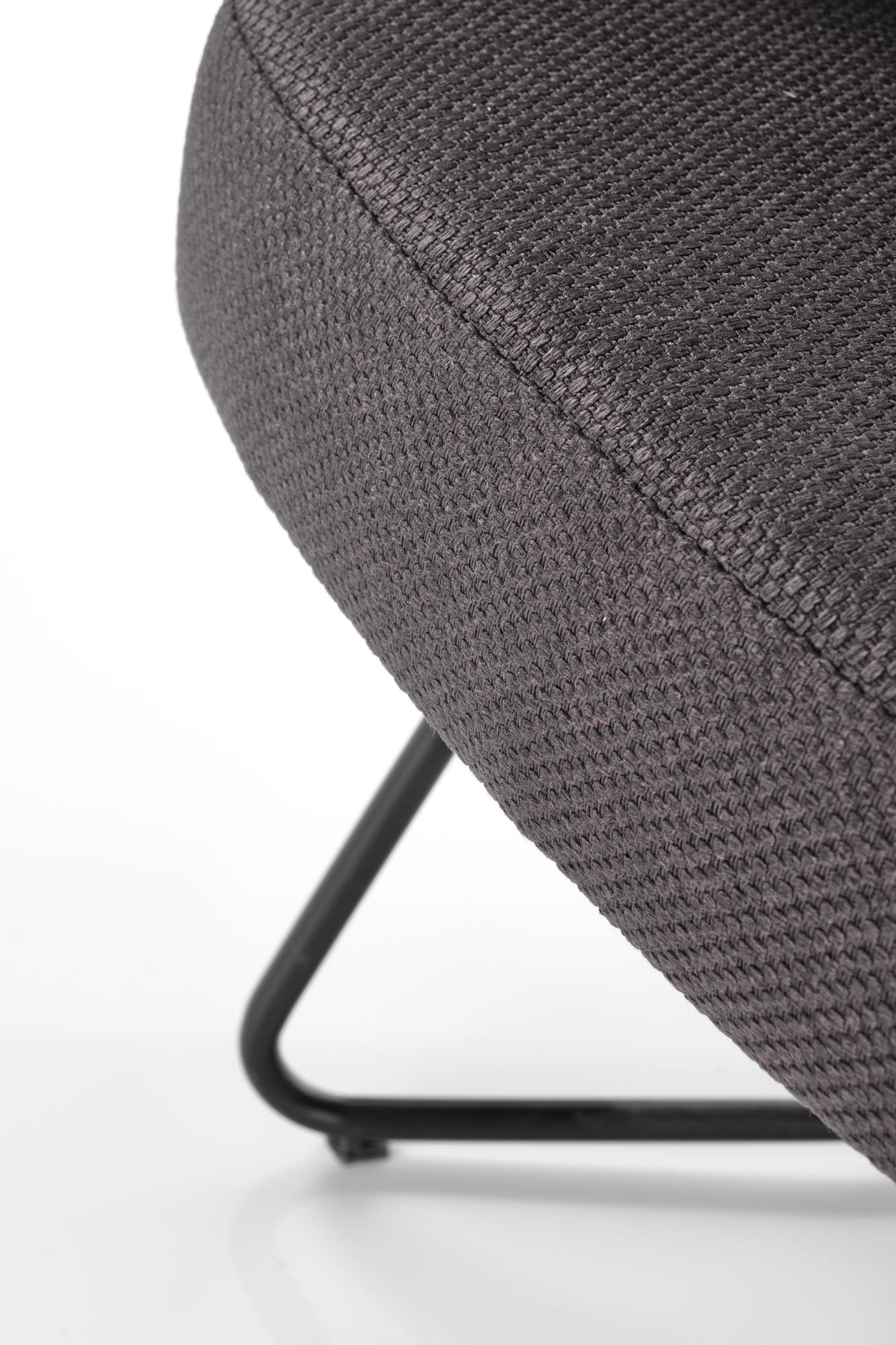 Halmar Poltrona in tessuto Champ Grigio