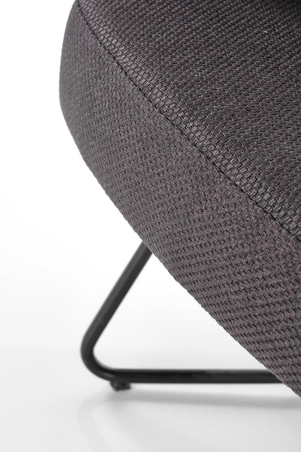 Halmar Poltrona in tessuto Champ Grigio