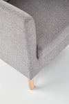 Halmar Poltrona in tessuto Cliffton Grigio